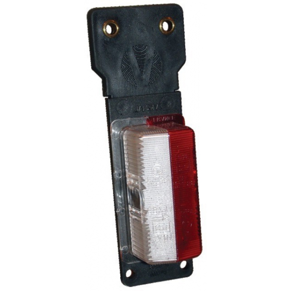Feu D'encombrement Unitec 10222 - Rouge/blanc 12V - Pour Remorques Et Véhicules Larges
